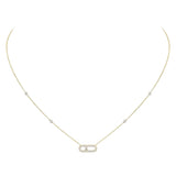 Move Uno Pave Diamond Necklace