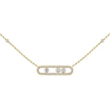 Baby Move Pavé Diamond Necklace