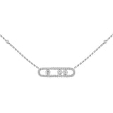 Baby Move Pavé Diamond Necklace