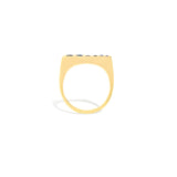 Spark Blue Sapphire Tapered Ring