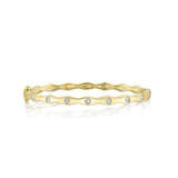 Wavy Diamond Bangle
