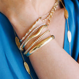Wavy Diamond Bangle