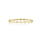 Wavy Diamond Bangle