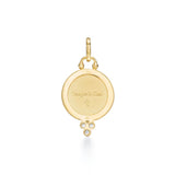 Temple St. Clair 18k Yellow Gold Medium Diamond Angel Charm