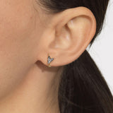 Heart Motif Diamond Studs