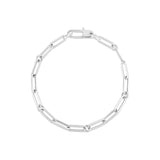 Paperclip & Round Link Bracelet