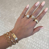 Astrid Pavé Diamond Chain Link Bracelet