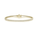 The Bezel Set Diamond Tennis Bracelet