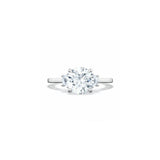 Lunetta Crescent Three Stone Engagement Ring