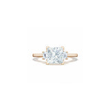 Lunetta Crescent Three Stone Engagement Ring
