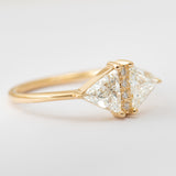 Triangle Cut Diamond Engagement Ring