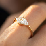 Triangle Cut Diamond Engagement Ring