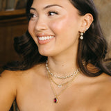 Morrell Diamond Graduated Link Necklace