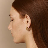 Small Edge Hoop Earrings