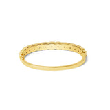 Yellow Diamond Cushion Bangle Bracelet