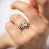 Zeppelin Oval Step Cut Diamond Engagement Ring