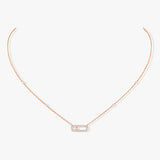 Move Uno Pave Diamond Necklace