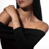 Move Uno Pave Diamond Necklace