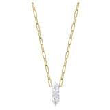 Phillips House 18k Yellow Gold, Platinum and Diamond Pendant Necklace