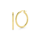 Roberto Coin 18kt Yellow Gold Thin 25mm Hoop Earrings