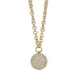 Diamond Mini Calypso Club Pendant Necklace