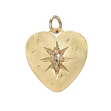 Zephyr Marquise Diamond Heart Charm