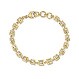 Small French-Cut Diamond Karina Bracelet