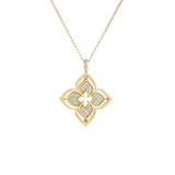 Roberto Coin 18kt Yellow Gold and Diamond Venetian Princess Diamond Pendant Necklace