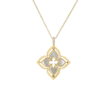 Roberto Coin 18kt Yellow Gold and Diamond Venetian Princess Diamond Pendant Necklace