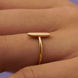 Dial Baguette Diamond Engagement Ring