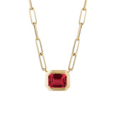 Goshwara 18kt Yellow  Garnet Pendant Necklace