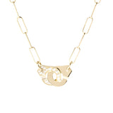 Pavé Diamond Small Menottes Necklace