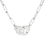 Pavé Diamond Menottes Necklace