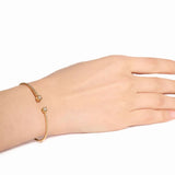 Le Cube Diamant Medium Bracelet With End & Pavé Diamonds
