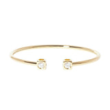 Le Cube Diamant Large Bracelet With Two Diamonds