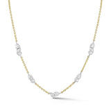 Diamond Posey Two-Tone Station Necklace