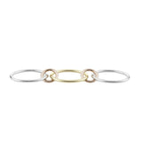 Spinelli Kilcollin 18kt Yellow Gold and Sterling Silver Solarium Mx Ring