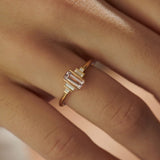 Artemer 18kt Yellow Gold Morganite and Diamond Ring