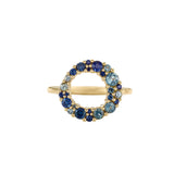 Bubble Multicolor Sapphire Ring