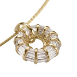 Artemer 18k Yellow Gold Nimbus Diamond Pendant Necklace