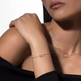 Move Uno Pave Diamond Bracelet