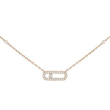 Move Uno Pave Diamond Necklace
