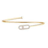 Move Uno Pave Diamond Medium Flex Bangle