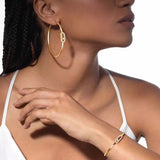 Move Uno Pave Diamond Medium Flex Bangle