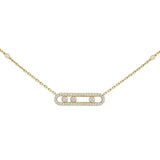 Baby Move Pavé Diamond Necklace