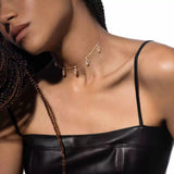 Move Uno Pave Drop Pendant Choker