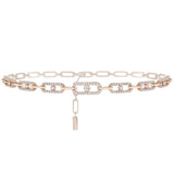 Diamond Move Link Multi Choker