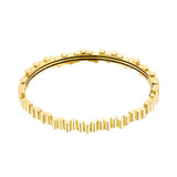 Viltier 18k Yellow Gold Edge Bangle Bracelet