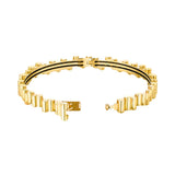 Viltier 18k Yellow Gold Edge Bangle Bracelet