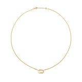 Viltier 18k Yellow Gold  Diamond & Mother Of Pearl Magnetic Semi Necklace
